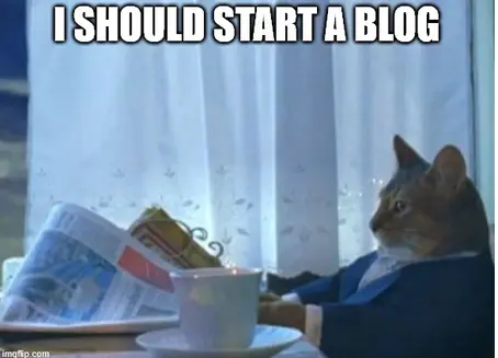 start a blog